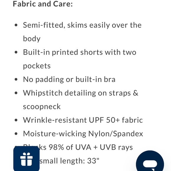 NWT Cabana Life White UPF 50 active dress medium - Picture 12 of 12